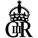 Silver Glitter Royal Cypher Cake Charm