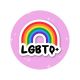 LGBTQ+ Edible Image 1 x 8