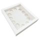 Simply Making Number 0 White Number-Shaped Cupcake Box - Holds 12