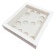 Simply Making Number 2 White Number-Shaped Cupcake Box - Holds 12