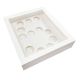 Simply Making Number 5 White Number-Shaped Cupcake Box - Holds 12