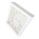 Simply Making Number 6 White Number-Shaped Cupcake Box - Holds 12