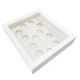 Simply Making Number 8 White Number-Shaped Cupcake Box - Holds 12