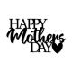 Happy Mother's Day Cake Charm (Style 1) – White