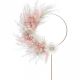 Dried Flower Ring (10cm with Stem) – Pink & White – The Baked Studio