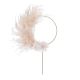 Dried Flower Ring (10cm with Stem) – White – The Baked Studio
