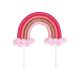 Rainbow Cake Toppers (Small) – Pink & Gold – The Baked Studio