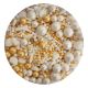 Purple Cupcakes Love is Golden Shimmer Sprinkle Mix (Vegan) - 90g Bottle