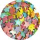 Purple Cupcakes Multicoloured Jumbo Stars Sprinkle Mix - 50g Bottle
