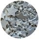 Purple Cupcakes Shimmer Sterling Silver Mixed Star Sprinkle Mix - 60g Bottle