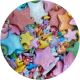 Purple Cupcakes Multicoloured Shimmer Mixed Star Sprinkle Mix - 60g Bottle