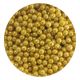 Purple Cupcakes 4mm Gold Metallic Pearls - 100g Bottle