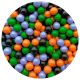 Purple Cupcakes 10mm Halloween Chocolate Filled Sugar Pearls - 80g Bottle