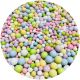 Purple Cupcakes Sorbet Bubbles 6mm & 10mm Mixed Chocolate Filled Sugar Balls - 70g Bottle