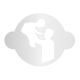 Father & Baby Cake & Cupcake Stencil