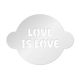 Love Is Love Cake & Cupcake Stencil