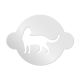Simply Making Cat Cupcake & Cookie Stencil, Adorable Feline Pattern for Creative Baking Decoration