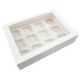 Simply Making White Window Cupcake Box - Holds 12, 3