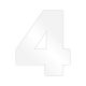 Simply Making 4 - Number Clear Acrylic Cake Stencil Plate