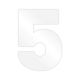 Simply Making 5 - Number Clear Acrylic Cake Stencil Plate