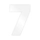 Simply Making 7 - Number Clear Acrylic Cake Stencil Plate