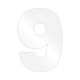 Simply Making 9 - Number Clear Acrylic Cake Stencil Plate