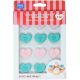 Candy Heart Messages Valentines Edible Sugar Decorations, Pack of 12 – PME