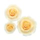 Ombre Peach Sugar Soft Roses - Mixed Pack of 38mm, 50mm, 63mm - Boxed 12