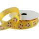 Colour Ribbons 15mm Yellow & Colourful Easter Egg Satin Ribbon - 10m Reel