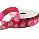 Colour Ribbons 15mm Fuchsia & Colourful Easter Egg Satin Ribbon - 10m Reel