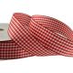 Colour Ribbons 25mm Red Gingham Ribbon - 25m Reel