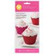 Red and Pink Glitter Cupcake Wrappers – Pack of 24 – Wilton