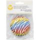 Zebra Brights Pattern Baking Cups – Pack of 75 – Wilton
