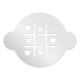 Noughts and Crosses Valentine Cake and Cupcake Stencil – Simply Making