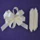 Purple Cupcakes Quick Pull Bow - Ivory