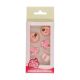 Sugar Decorations Set of 12 in Baby Pink