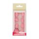 Sugar Decorations Set of 16 in Pink Baby Feet