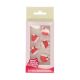 Santa's Hat Elegance: Sugar Decorations (Set of 12)