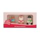 Charming Christmas Figures: Decorations (Set of 3)