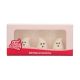Ghostly Ensemble: 3D Ghost Decorations (Set of 3)