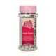 Large 8mm Silver Sheen: Sugar Pearls 80g