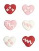 Assorted Hearts Sugar Pipings - Pack of 150