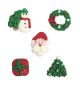 Assorted Christmas Pipings - Pack of 250