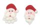 Santa Heads Sugar Pipings - Pack of 196