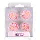 Pink Rose Sugar Decorations - Pack of 12