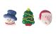 Santa, Snowman and Tree - Pack of 240