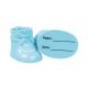 Cake Star Plastic Topper - Booties Blue - Pack 12