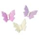 Lustred Sugar Butterflies - Pack of 18