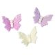 Lustred Sugar Butterflies - Pack of 18