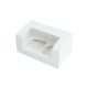 2-Cupcake/Muffin Box - White